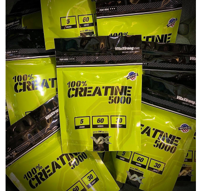 VitaXtrong 100% Pure Creatine Monohydrate 5000, Unflavored (Không Mùi, Không Vị)